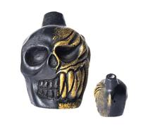 Halloween Whistles - 2,52 pouces de crâne de crâne pour cris bruyants, portable avec une fonctionnalité de farce amusante, un design à collectionner pour fêtes en famille, événements,