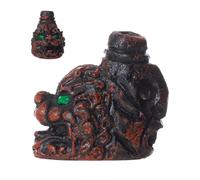 Halloween Whistles - Tertifiant jouet de truc pratique pour les effets sonores effrayants, design argileux avec une fonction d'écho forte, la mort de la mort pour les aventures en plein air, noir, pac