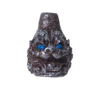 Halloween Whistles - Tertifiant jouet de truc pratique pour les effets sonores effrayants, design argileux avec une fonction d'écho forte, la mort de la mort pour les aventures en plein air, noir, pac