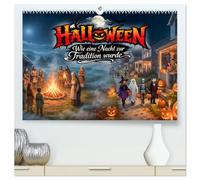 Halloween - Wie eine Nacht zur Tradition wurde (hochwertiger Premium Wandkalender 2027 DIN A2 quer), Kunstdruck in Hochglanz: Die Geschichte von Halloween von Samhain bis zum modernen Halloween
