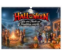 Halloween - Wie eine Nacht zur Tradition wurde (Wandkalender 2027 DIN A3 quer), CALVENDO Monatskalender: Die Geschichte von Halloween von Samhain bis zum modernen Halloween