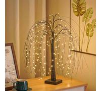 Halloween Willow Tree Lights,Lighted Willow Tree, Arbre Lampe Intérieur et Extérieur Lampadaire Décoratif Arbre Lampe WillowTree Artificiel,pour Toutes Les de Saison (NOI Chaud)