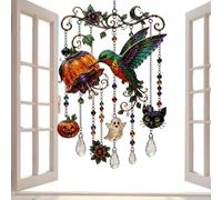 Halloween Wind Chimes - Ghost Acrylic Sun Catcher Hanging Decor