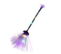 Halloween Witch Broom - Lightweight 45g LED Light, Witch Broom, Cosplay Halloween Party Decoration, Kids Boys Girls, Masquerade Indoor Outdoor Garden Patio Yard | Holiday Decor Costume Props Fun