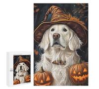 Halloween Witch Dog Art Print-6 Puzzle 1000 Pièces Educa Jouet en Bois Cadeau Unique Décoration Intérieure Jeu Éducatif Challenge Toy Adultes Et Enfants À Partir De 14 Ans 1000 PCS