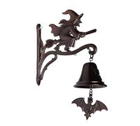 Halloween Witch Doorbell, Cloche de Port d'halloween, Décor De Sorcière Gothique, pour Porche, Jardin, Porte D'Entrée, Décorations De Jardin De Sonnette Rebaptisable pour Une Boutique De Sa (A)