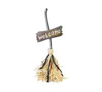 Halloween Witch Flying Broom - Halloween Witch Flying Broom Lighted | Outdoor Ornaments with Laughter Sound for Driveway Backyard Garden Porch Haunted House | Outdoor Walking Scene Props Scary
