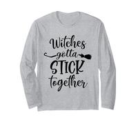 Halloween Witch Group Costumes Witches Gotta Stick Together Manche Longue