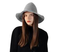 Halloween Witch Hat - Women’s Knitted Pointed Cosplay Hat With Soft Stretch Fabric, Breathable Party Accessory | Witch Headwear For Men Ladies Adults Dress Up Masquerade Haunted House Holiday Costume