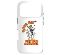 Halloween Witch Horse Funny Witch Way to The Barn Farm Coque pour iPhone 17 Pro