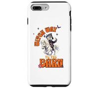 Halloween Witch Horse Funny Witch Way to The Barn Farm Coque pour iPhone 7 Plus/8 Plus