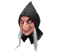 Halloween Witch - Latex 17x18x29cm Costume Prop | Cosplay Accessory | Witch Face - Latex 17x18x29cm Costume Accessory | Cosplay Prop | Masquerade Escape Room Carnival Stage Decor