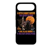 Halloween Witch on Wine and Funny British Shorthair Cat Coque pour iPhone Air