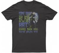 Halloween Witch T-Shirts à Manches Courtes - Some Day You Have to Put on The Hat Remind Them Who They're Dealing with, Fashion T-T-Shirts à Manches Courtes(X-Large)