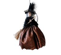 Halloween Witch Tree Topper Spooky Cute Decoration with Lanyard