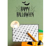 Halloween Word Search Age 6+: 2100+ words, Large Print, Full Page Puzzle, Solutions Included