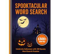 Halloween Word Search Book for Adults & Teens: 130 Spooky Puzzles Across 13 Thrilling Chapters of Haunted Fun, Cozy Fall Vibes & Brain-Boosting ... Nights, Creepy Creatures, and Relaxing