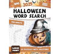 Halloween Word Search for Adults Large Print: 84 Spooky Puzzles - 4,000+ Halloween Words - Fun & Relaxing Word Searches with Solutions for Adults & Seniors