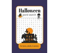 Halloween Word Search for Teens, Adults, & Seniors: Word Search Puzzle, Easy to Read Print About Halloween, The Day of the Dead Holiday | 6x9 inches, ... Gift, Party, Holiday Fun, & Brain-Boosting.