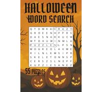 Halloween Word Search Puzzle Book: 55 Easy to Read Halloween Word Search Puzzles, Ghost, Ghouls and more. | 6x9 inches, 110 pages | Perfect gift for long journeys, holidays or free time.