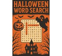 Halloween Word Search Puzzle Book: Easy to Read Print about Halloween, Spooky, Scary Terms & More | 6x9 inches, 110 pages | 50+ Puzzles … Great Gift ... Road Trip, Holidays and Trick or Treat bag