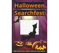 Halloween Word Search puzzle book: Large Print Halloween Puzzle Book for Adults & Seniors | 100 Spooky Word Search Games with 900 Seasonal Words | ... for Relaxation, Stress Relief & Holiday Fun