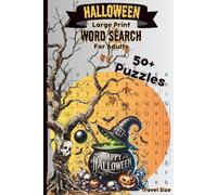 Halloween Word Search Puzzle Book - Large Print & Travel Size: Get into the Halloween spirit with this boo-tifully entertaining Halloween Word Search ... classrooms, parties, and cozy nights in!