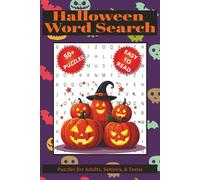 Halloween Word Search Puzzle Book: Word Searches with East to Read Print about Halloween, Haunted, Spooky and More | 6x9 inches, 110 pages | 50+ Puzzles ... Gift for Vacations, Holidays and Free Times