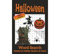 Halloween word search puzzle book: Word searches with easy to read print about Halloween, Halloween costumes, Spooky words, and more: 6x9 inches, 50+ ... for vacations, holidays and free time
