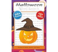 Halloween Word Search Puzzle Book: Word Searches with Easy to Read Print about Halloween, Spooky, Ghosts and more / 6x9 inches, 100 pages / 50+ Puzzles... Gift for Vacations, Holidays and Free Times