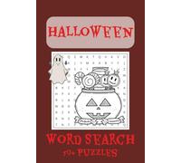 Halloween Word Search Puzzle Book: Word Searches with Easy to Read Print about Halloween, Spooky Night, Ghosts and More | 6x9 inches, 110 pages | 50+ ... Gift for Vacations, Holidays, and Free Times