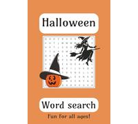 Halloween Word Search Puzzle Book: Word Searches with Easy to Read Print about Halloween, Trick or Treating, Ghosts, and More | 6x9 inches, 110 Pages ... Gift for Holidays, Family, and Friends