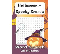 Halloween Word Search Puzzle Book: Word Searches with Easy to Read Print Halloween Themed | 6x9 Inches | 50 Pages | 25 Puzzles | Gift for Vacations, Holidays and Free Time... |