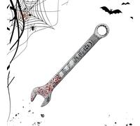 Halloween Wrench Prop, Bloody Simulation Tool, 17.72x4.72in Horror Party Accessory, Realistic Cosplay Design, Authentic Material for Bars, Escape Rooms, Parties, Gatherings