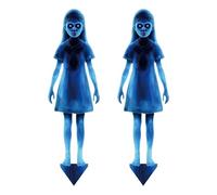 Halloween Yard Signs, 2 Pieces Yard Stakes, ABS Ghost Decoration Signs for Lawn, Driveway, Patio, Haunted House Entrance, Graveyard Party Decor, Spooky Photo Backdrop, 40x11.5cm