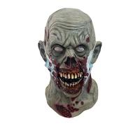 Halloween Zombie Casque - Masque en latex complet, accessoire de cosplay sanglant effrayant | Pièce de décoration de couverture de couverture de visage effrayante Soirée d'horreur, affichage de la ves
