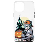 Halloween Zombie Loup Gamer Château Hanté Vidéo Gaming Coque pour iPhone 12 Pro Max