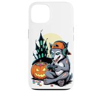 Halloween Zombie Loup Gamer Château Hanté Vidéo Gaming Coque pour iPhone 13