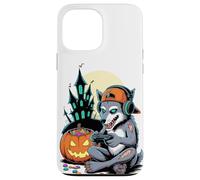 Halloween Zombie Loup Gamer Château Hanté Vidéo Gaming Coque pour iPhone 13 Pro Max