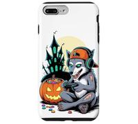 Halloween Zombie Loup Gamer Château Hanté Vidéo Gaming Coque pour iPhone 7 Plus/8 Plus