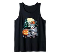 Halloween Zombie Loup Gamer Château Hanté Vidéo Gaming Débardeur