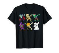 Halloween Zombie Mummy Vampire Dabbing Spooky Skeleton Dabs T-Shirt Graphique avec Valeur