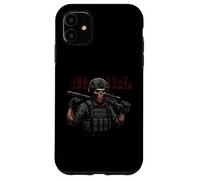 Halloween Zombie Ops One Shot One Brain Military Zombie Coque pour iPhone 11