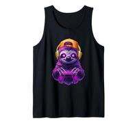 Halloween Zombie Sloth Gamer Video Gaming Boys Kids Girls Débardeur