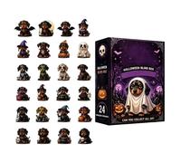 Halloweens Advent Halloween Dachshund | 24 Days Dog Decoration Countdown Ca