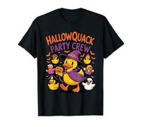 Hallowquack Party Crew Cute Halloween Duck Costume T-Shirt