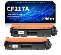 Halloya 17A Toner Compatible pour HP 17A CF217A pour HP LaserJet Pro MFP M130fn M130a M130nw M130fw, Pro M102w M102a Imprimante (Noir,2 Pack)