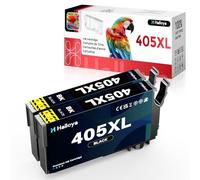 Halloya 405XL Lot de 2 cartouches d'encre pour imprimante Epson 405 XL 405XL pour Epson Workforce Pro WF-7830DTWF WF-4820DWF WF-3820 WF-7840DTWF WF-4830DTWF WF-4820DWF WF-3825DWF WF-4825DWF