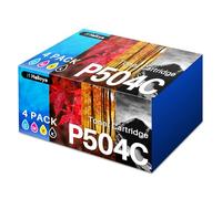 Halloya CLT-P504C CLT-504S pour Toner Samsung P504C 504S CLT-K504S pour Xpress C1860FW SL-C1810W SL-C1860FW C1810 C1860 CLX-4195FW CLX-4195FN CLX-4195N CLP-415NW (4 Paquets)
