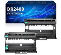 Halloya DR2400 Tambour pour Brother DR-2400 pour Brother HL-L2310D HL-L2350DN HL-L2370DN HL-L2375DW DCP-L2510D DCP-L2530DW MFC-L2710DN MFC-L2730DW MFC-L2750DW (Lot de 2)